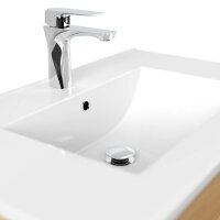 POSSEIK Waschbecken mit Unterschrank ARTEMIS 750 eiche gold 61,5 x 46,5 x 55,6 cm