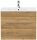 POSSEIK Waschbecken mit Unterschrank ARTEMIS 750 eiche gold 61,5 x 46,5 x 55,6 cm
