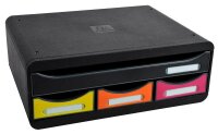 Exacompta Schubladenbox Toolbox  schwarz, gelb, orange,...