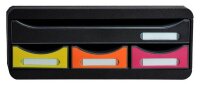 Exacompta Schubladenbox Toolbox  schwarz, gelb, orange,...