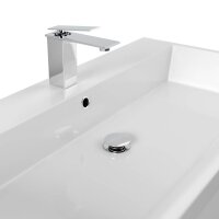 POSSEIK Waschbecken mit Unterschrank FELLINI 90 weiß glanz 90,0 x 48,0 x 58,4 cm  ( 4251982673720 )