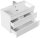 POSSEIK Waschbecken mit Unterschrank FELLINI 90 weiß glanz 90,0 x 48,0 x 58,4 cm  ( 4251982673720 )
