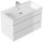 POSSEIK Waschbecken mit Unterschrank FELLINI 90 weiß glanz 90,0 x 48,0 x 58,4 cm  ( 4251982673720 )