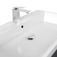 POSSEIK Waschbecken mit Unterschrank FELLINI 90 grafit 90,0 x 48,0 x 83,5 cm