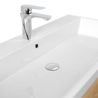 POSSEIK Waschbecken mit Unterschrank FELLINI 100 eiche gold 100,0 x 48,0 x 58,4 cm