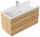 POSSEIK Waschbecken mit Unterschrank FELLINI 100 eiche gold 100,0 x 48,0 x 58,4 cm