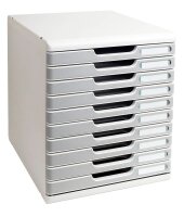 Exacompta Schubladenbox Modulo  steingrau 302041D, DIN A4...