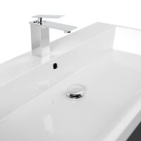 POSSEIK Waschbecken mit Unterschrank FELLINI 100 grafit 100,0 x 48,0 x 83,5 cm