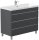 POSSEIK Waschbecken mit Unterschrank FELLINI 100 grafit 100,0 x 48,0 x 83,5 cm