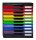 Exacompta Schubladenbox Modulo  2x rot, orange, gelb, 2x grün, 2x blau, violett, schwarz 302798D, DIN A4 mit 10 Schubladen, 1 St.