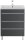 POSSEIK Waschbecken mit Unterschrank FELLINI 60 grafit 60,0 x 48,0 x 83,5 cm