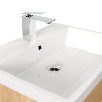 POSSEIK Waschbecken mit Unterschrank FELLINI 60 eiche gold 60,0 x 48,0 x 58,4 cm