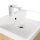 POSSEIK Waschbecken mit Unterschrank FELLINI 60 eiche gold 60,0 x 48,0 x 58,4 cm