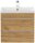 POSSEIK Waschbecken mit Unterschrank FELLINI 60 eiche gold 60,0 x 48,0 x 58,4 cm
