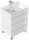 POSSEIK Waschbecken mit Unterschrank FELLINI 70 weiß glanz 70,0 x 48,0 x 83,5 cm