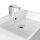 POSSEIK Waschbecken mit Unterschrank FELLINI 70 weiß glanz 70,0 x 48,0 x 83,5 cm
