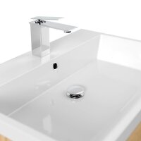 POSSEIK Waschbecken mit Unterschrank FELLINI 70 eiche gold 70,0 x 48,0 x 58,4 cm