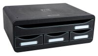 Exacompta Schubladenbox Toolbox  schwarz 319714D, DIN A4...