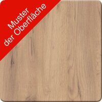 POSSEIK Waschbecken mit Unterschrank CUBI SLIMLINE eiche gold 40,0 x 31,0 x 56,3 cm