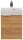 POSSEIK Waschbecken mit Unterschrank CUBI SLIMLINE eiche gold 40,0 x 31,0 x 56,3 cm