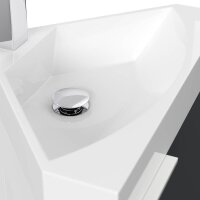 POSSEIK Waschbecken mit Unterschrank DELTA SLIMLINE grafit 52,0 x 37,0 x 55,0 cm
