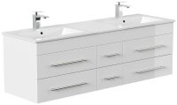 POSSEIK Waschbecken mit Unterschrank NERO XL weiß...