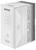 LEITZ Archivboxen Solid weiß 15,0 x 33,0 x 25,7 cm, 10 Pack