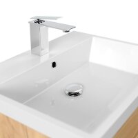 POSSEIK Waschbecken mit Unterschrank FELLINI 70 eiche gold 70,0 x 48,0 x 83,5 cm