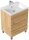 POSSEIK Waschbecken mit Unterschrank FELLINI 70 eiche gold 70,0 x 48,0 x 83,5 cm