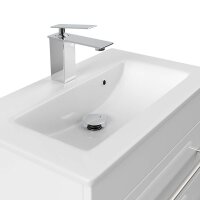 POSSEIK Waschbecken mit Unterschrank PORTUS SLIMLINE 600 weiß glanz 60,0 x 36,0 x 49,6 cm