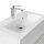 POSSEIK Waschbecken mit Unterschrank PORTUS SLIMLINE 600 weiß glanz 60,0 x 36,0 x 49,6 cm