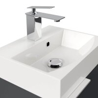 POSSEIK Waschbecken mit Unterschrank CUBI SLIMLINE grafit 40,0 x 31,0 x 56,3 cm