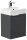 POSSEIK Waschbecken mit Unterschrank CUBI SLIMLINE grafit 40,0 x 31,0 x 56,3 cm
