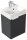 POSSEIK Waschbecken mit Unterschrank CUBI SLIMLINE grafit 40,0 x 31,0 x 56,3 cm