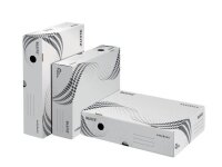 LEITZ Archivboxen easyboxx weiß 8,0 x 35,0 x 25,0...
