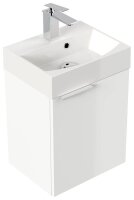 POSSEIK Waschbecken mit Unterschrank CUBI SLIMLINE weiß glanz 40,0 x 31,0 x 56,3 cm