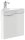 POSSEIK Waschbecken mit Unterschrank DELTA SLIMLINE weiß glanz 52,0 x 37,0 x 55,0 cm