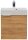 POSSEIK Waschbecken mit Unterschrank CUBI SLIMLINE eiche gold 50,0 x 31,8 x 56,3 cm