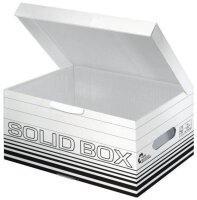LEITZ Archivcontainer Solid weiß 37,0 x 26,5 x 19,5...