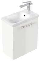 POSSEIK Waschbecken mit Unterschrank PIENI SLIMLINE weiß glanz 40,0 x 22,0 x 49,3 cm