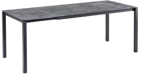 barths Gartentisch Palazzo anthrazit rechteckig 120,0/160,0-200,0 x 80,0 x 75,0 cm