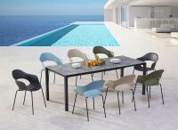 barths Gartentisch Palazzo anthrazit rechteckig 120,0/160,0-200,0 x 80,0 x 75,0 cm