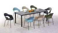 barths Gartentisch Palazzo anthrazit rechteckig 120,0/160,0-200,0 x 80,0 x 75,0 cm