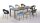 barths Gartentisch Palazzo anthrazit rechteckig 120,0/160,0-200,0 x 80,0 x 75,0 cm