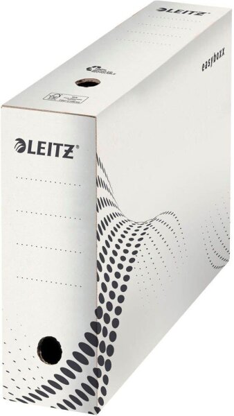 LEITZ Archivboxen easyboxx weiß 10,0 x 35,0 x 25,0 cm, 25 St.