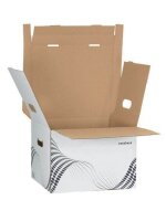 LEITZ Archivcontainer easyboxx weiß 36,7 x 32,5 x 26,3 cm, 15 Pack