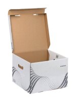 LEITZ Archivcontainer easyboxx weiß 36,7 x 32,5 x 26,3 cm, 15 Pack