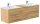 POSSEIK Waschbecken mit Unterschrank NERO XL eiche gold 153,0 x 46,5 x 51,2 cm