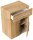 POSSEIK Bad-Hängeschrank LEVANA XL eiche gold 53,0 x 36,6 x 70,5 cm