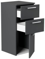 POSSEIK Bad-Hängeschrank 75 grafit 36,8 x 35,2 x...